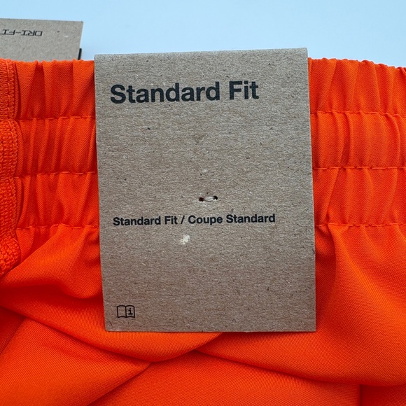 NWT Kids Nike Size L Color Orange Dri Fit Multi Woven Training Running Shorts - Picture 7 of 7